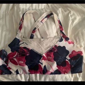 Lululemon rare print sports bra sz 12